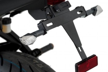 Intermitentes Puig Rubi a leds brazo largo simil carbono homologados  (par)