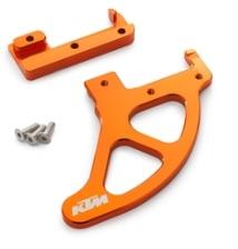 Protector disco freno trasero anodizado KTM EXC-SX 2004-2025 naranja