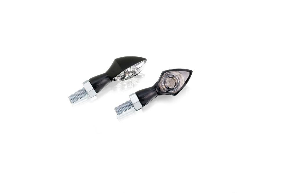 Intermitentes Puig Power a leds homologados negros  (par)