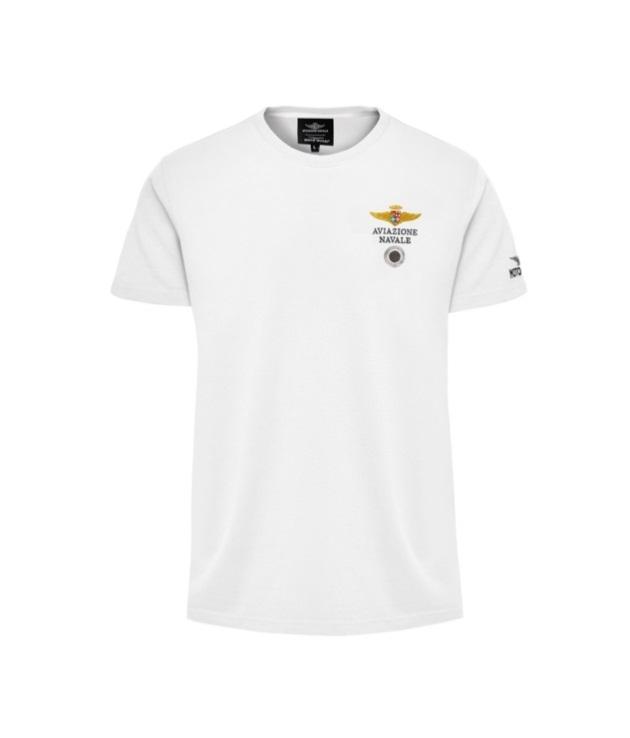 Camiseta Moto Guzzi Aviazione Navale blanca talla M