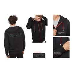 Sudadera Aprilia Corporate Collection negra talla L