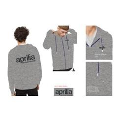 Sudadera Aprilia Corporate Collection gris talla L