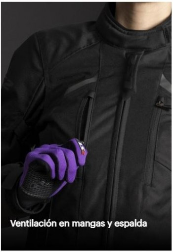 Chaqueta LS2 Serra Evo lady Negra