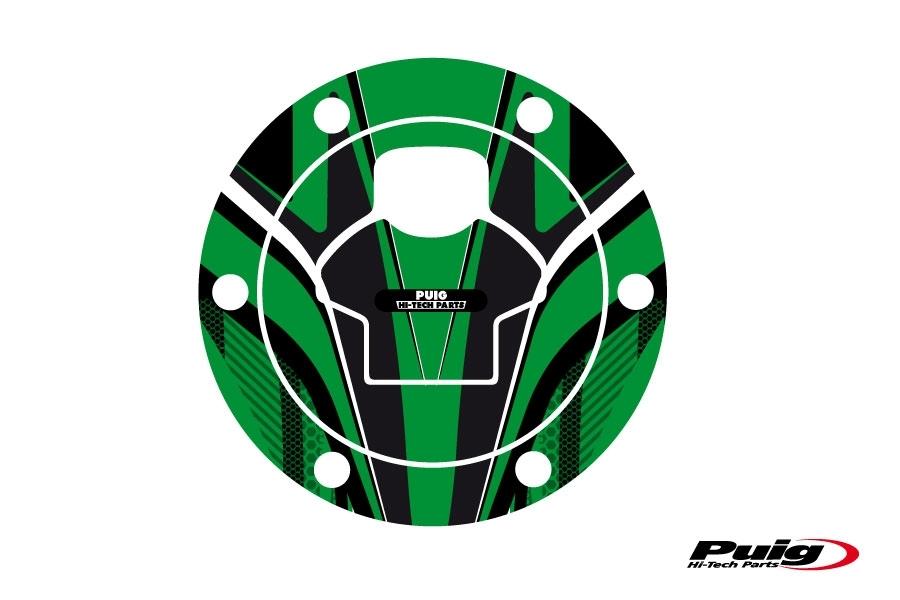 Protector tapon modelo RADICAL BMW 06' C/verde
