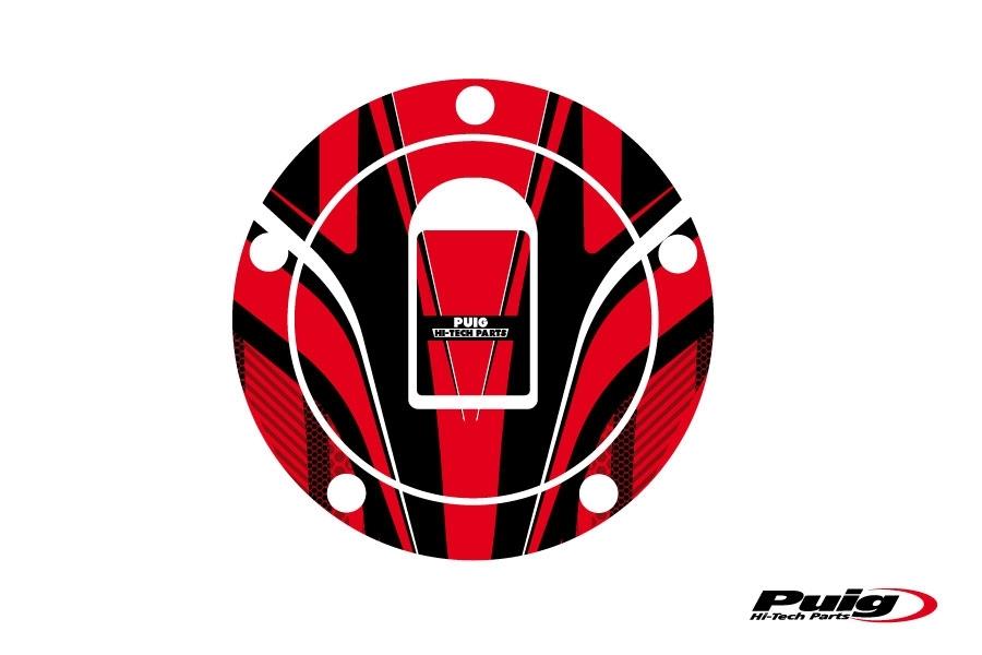 Protector tapon modelo RADICAL KAWASAKI C/rojo