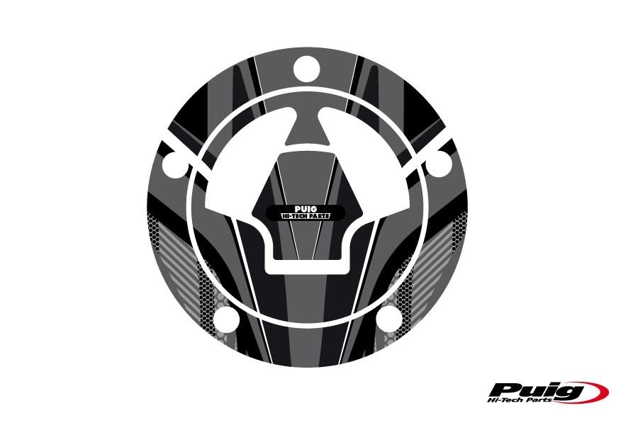Protector tapon modelo RADICAL Kawasaki C/gris