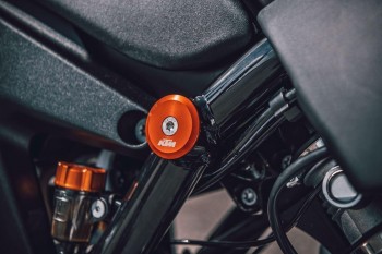 Tapones chasis aluminio KTM 790-890 Adventure /R 2019-2024, 790 Duke 2018-2024, 890 Duke 2021-2023, 890 SMT 2023-2024, 990 Duke
