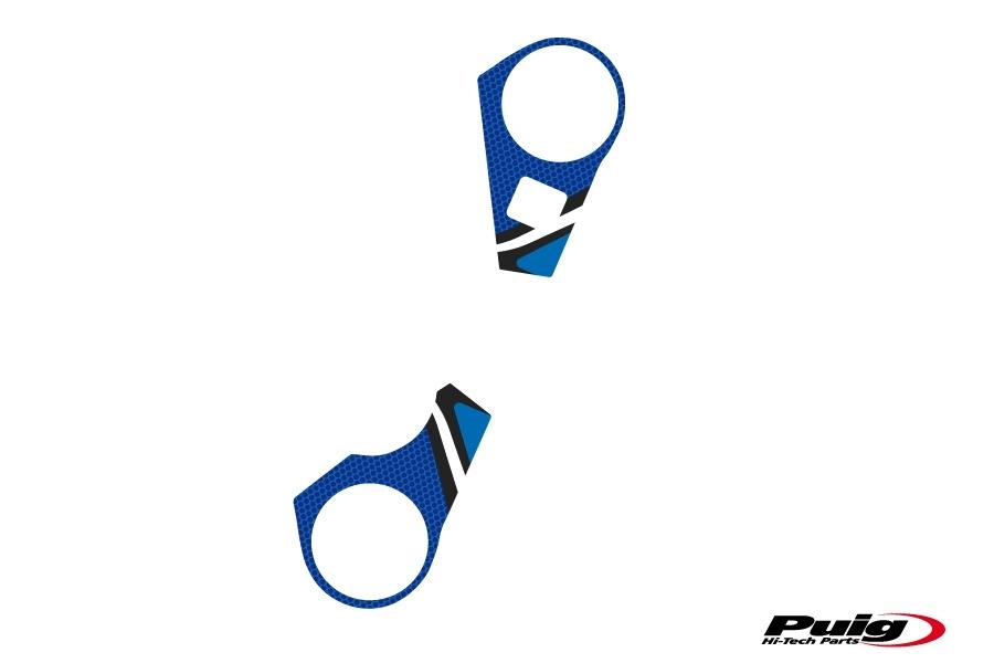 Adhesivo protector tija superior horquilla Suzuki GSX-R 1000 2009-2016 azul