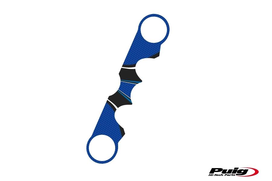 Adhesivo protector tija superior horquilla Suzuki GSX650F 2008-2016 azul