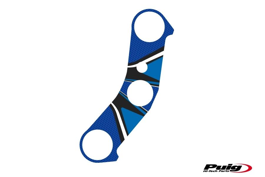 Adhesivo protector tija superior horquilla Yamaha YZF-R1 2004-2006 modelo radikal azul