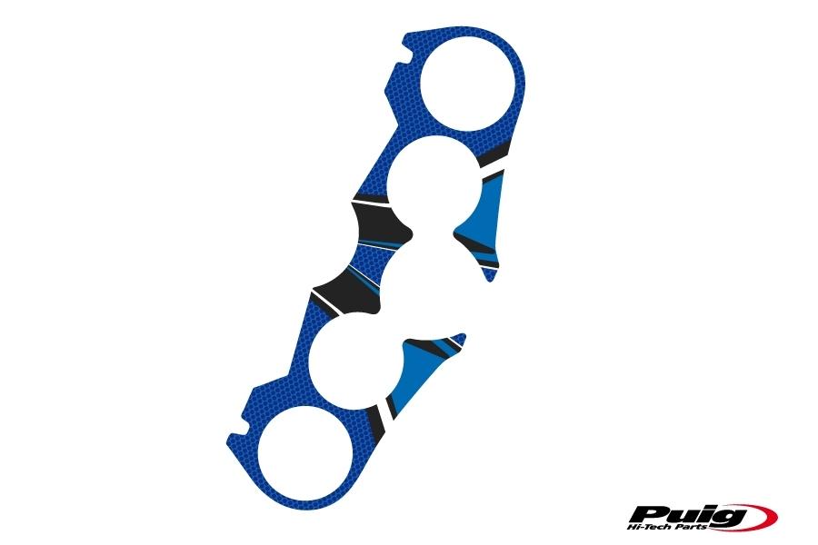 Adhesivo protector tija superior horquilla Yamaha FZ8 2011-2016 modelo radikal azul