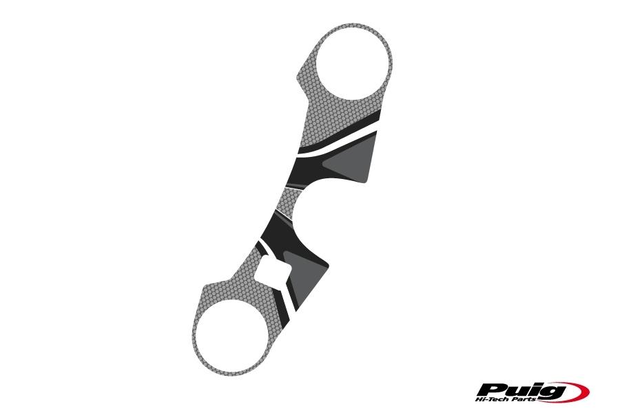 Adhesivo protector tija superior horquilla Suzuki GSX-R 1000 2005-2006 gris