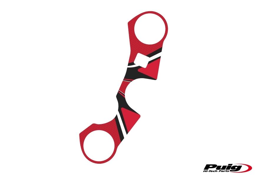 Adhesivo protector tija superior horquilla Suzuki GSX-R 600/750 2006-2016 modelo radikal rojo