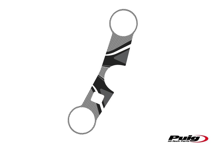 Adhesivo protector tija superior horquilla Suzuki GSX-R 1000 2003-2004 gris