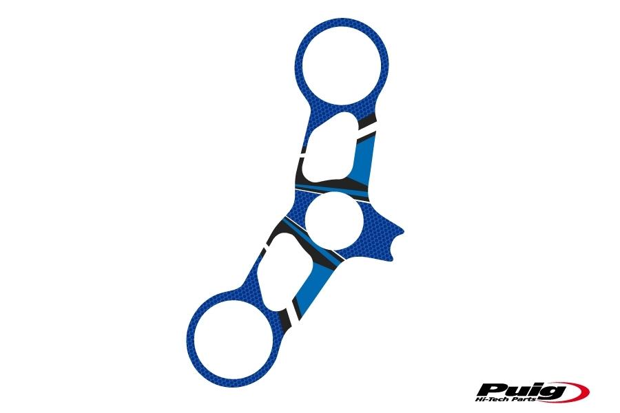 Adhesivo protector tija superior horquilla Ducati 749/S, 999/S modelo radikal azul