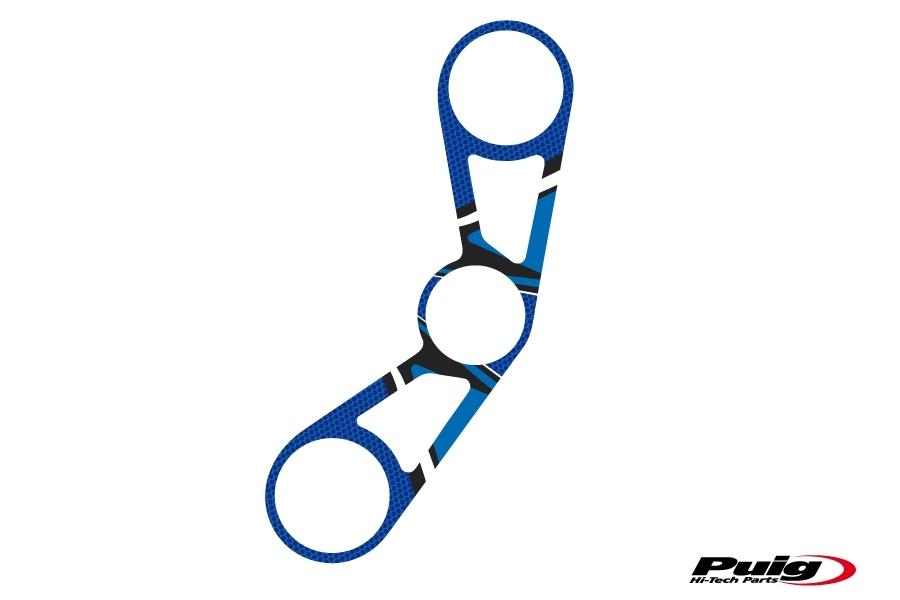 Adhesivo protector tija superior horquilla BMW S1000RR 2009-2014 modelo radikal azul