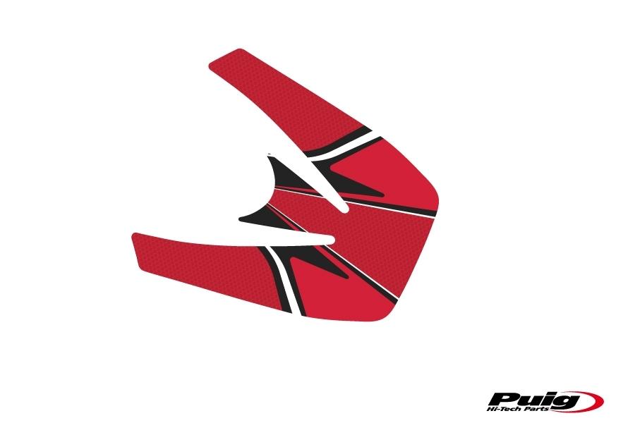 Adhesivo protector tija superior horquilla Aprilia Shiver 750 2007-2016 rojo
