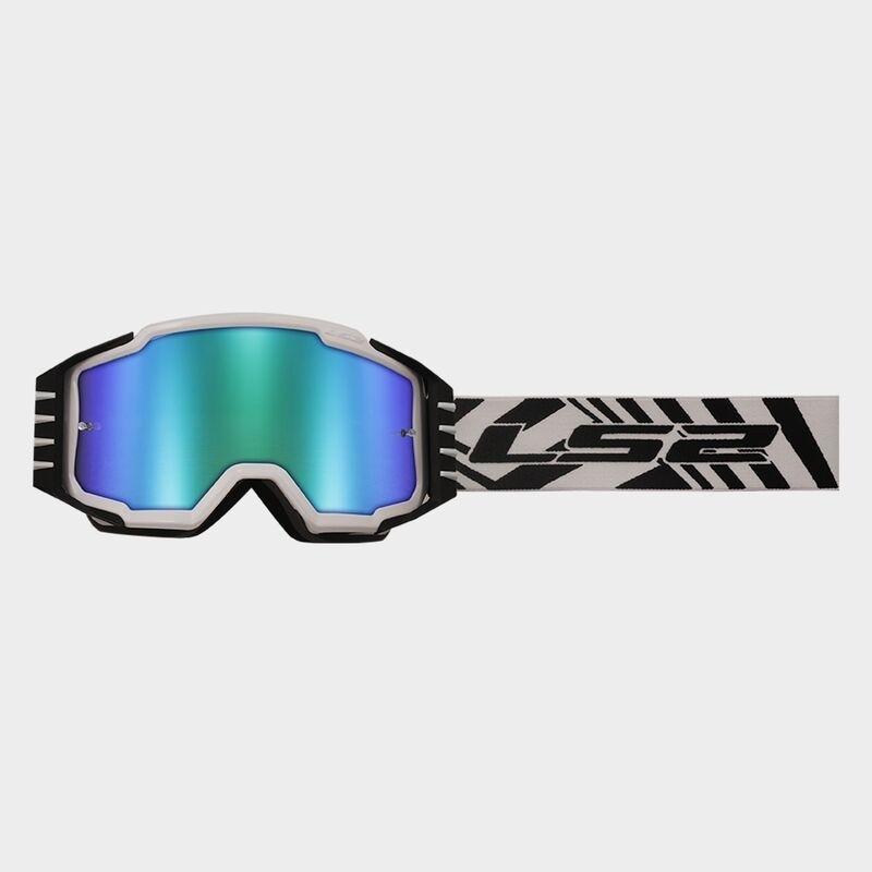 Gafas LS2 Charger Pro Blancas lente iridium