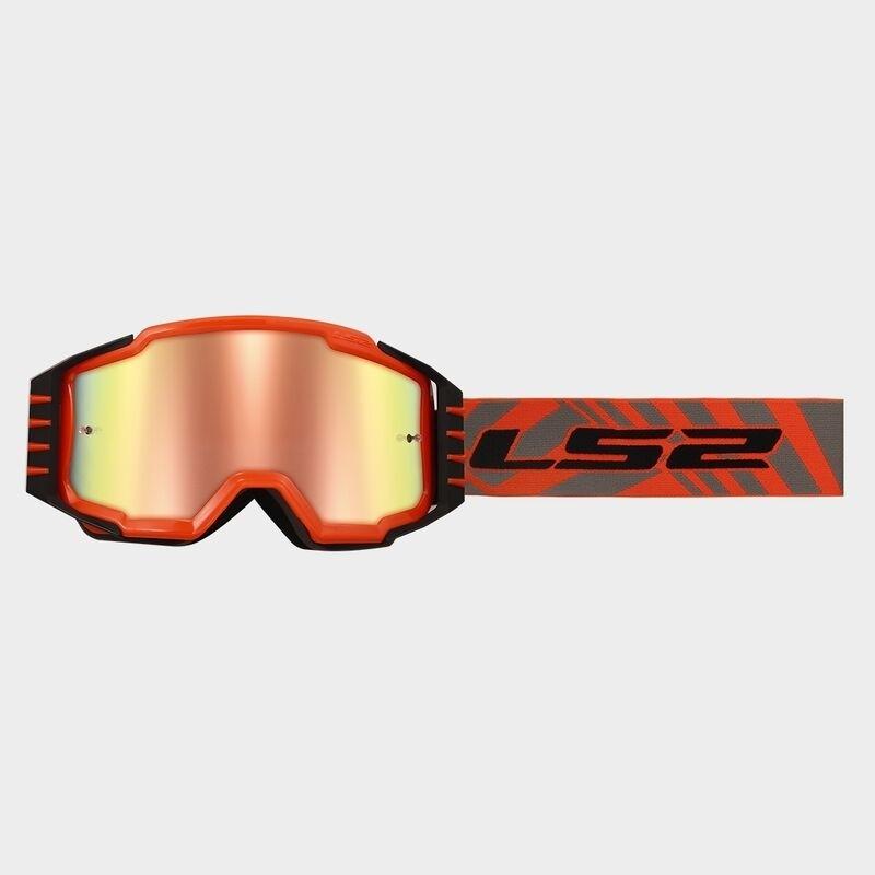 Gafas LS2 Charger Pro Naranjas lente iridium