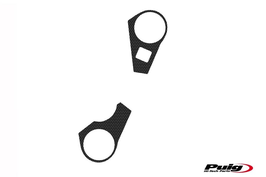Adhesivo protector tija superior horquilla Suzuki GSX-R 1000 2009-2016 modelo naked gris