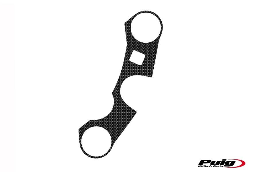 Adhesivo protector tija superior horquilla Suzuki GSX-R 1000 2007-2008 modelo naked gris