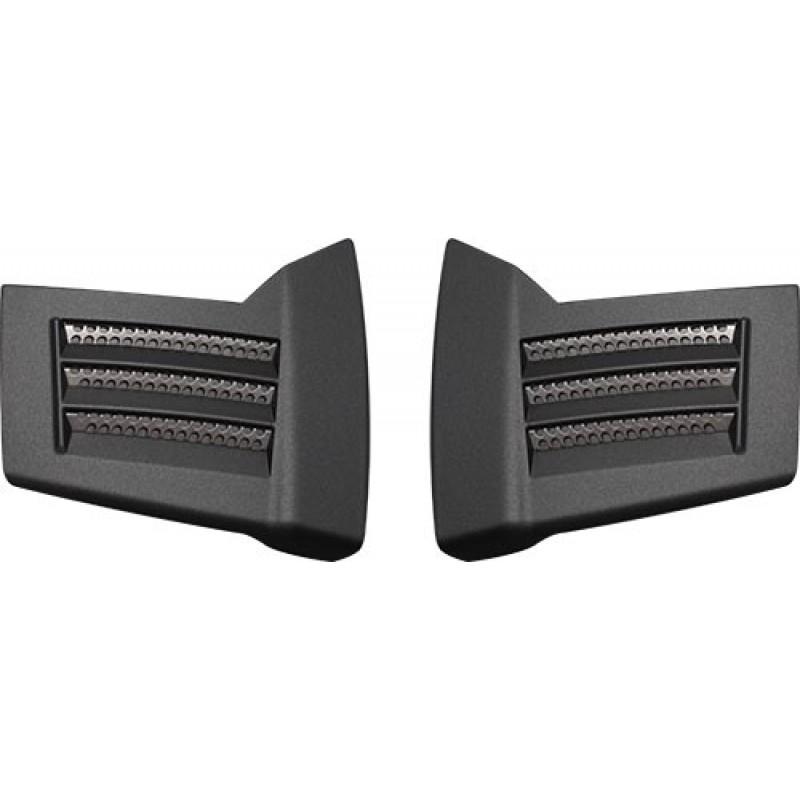LS2 MX436 EVO air vent reear matt metal titanium