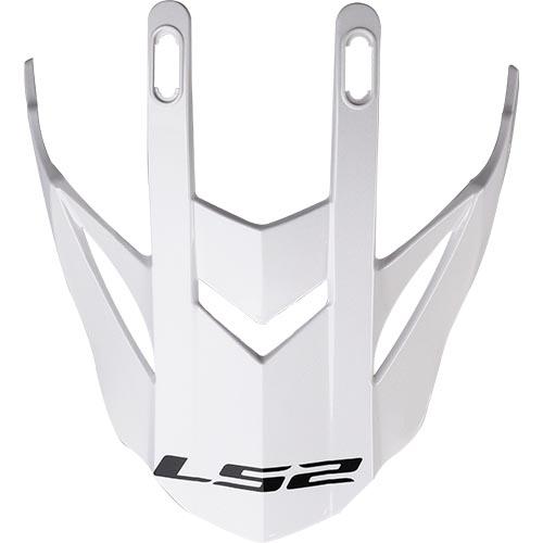 Visera casco LS2 MX436 EVO Blanco glitter