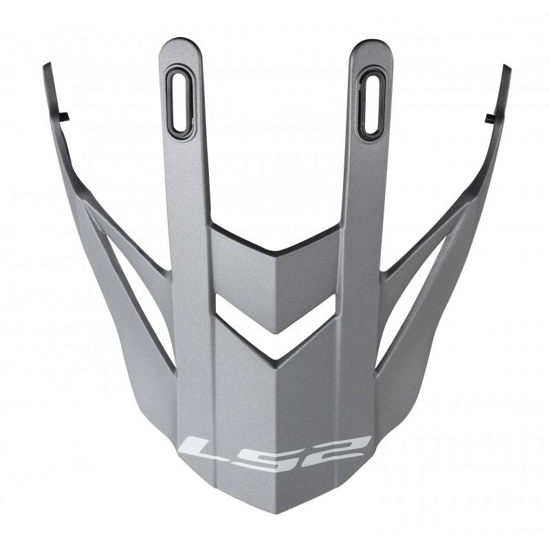 Visera casco LS2 MX436 EVO titanium mate