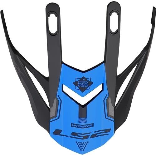 Visera casco LS2 MX436 EVO Cobra Azul
