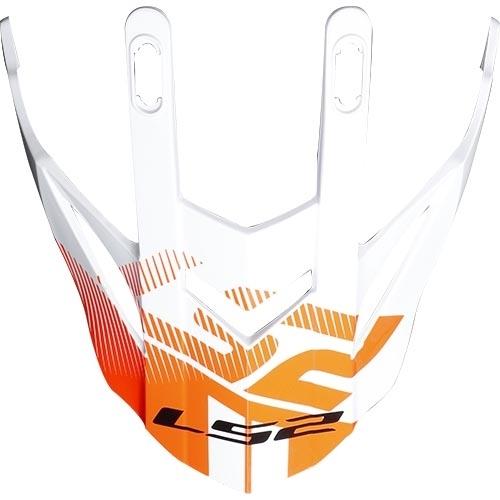 Visera casco LS2 MX436 EVO Evolve Blanco-Cobalto