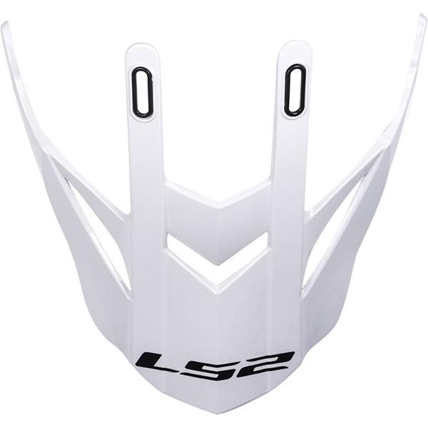 Visera casco LS2 MX436 Blanco glitter