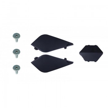 Tornillos visera casco LS2 MX701 + tapa Negro mate