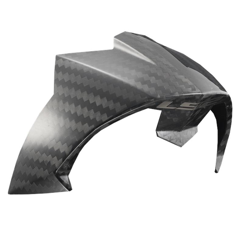 LS2 FF805 spoiler matt Carbon for FIM version