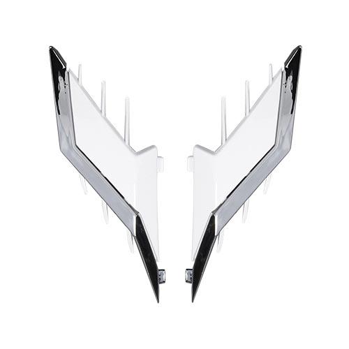 LS2 FF900 air vent back glitter white