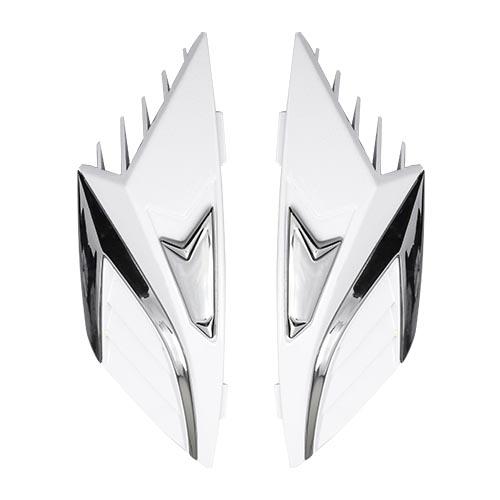 LS2 FF900 air vent upper glitter white
