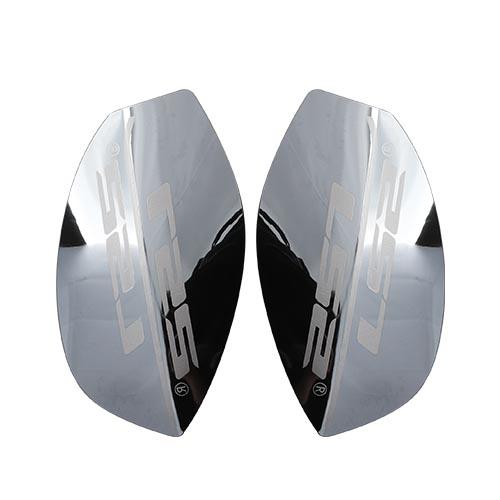 LS2 FF900 plate chin bar chrome black