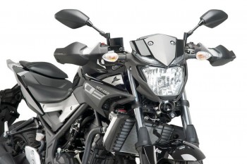Paramanos Yamaha MT-03 2016-2024 negro mate