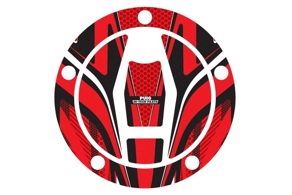 Protector tapon modelo RADICAL KAWASAKI C/rojo