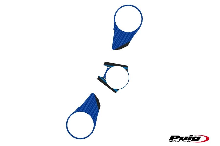 Adhesivo protector tija superior horquilla Aprilia RSV4R 2013-2024 azul