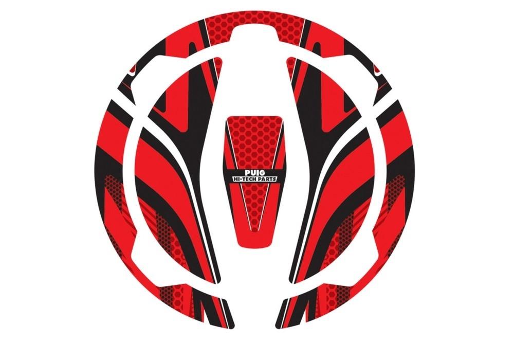 Protector tapon modelo RADIKAL Kawasaki C/rojo