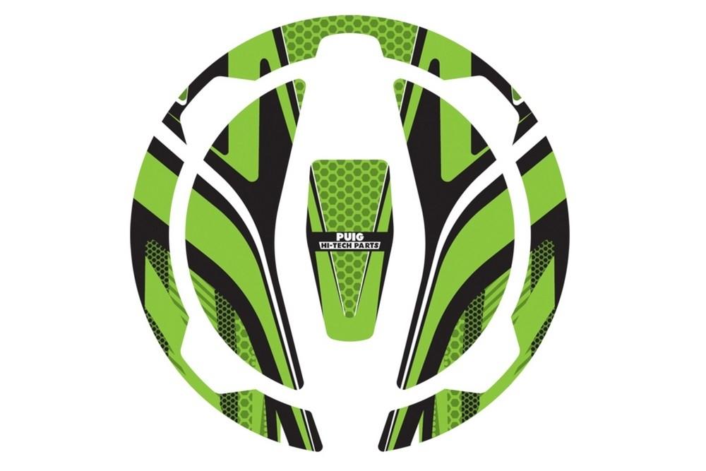 Protector tapon modelo RADIKAL Kawasaki C/verde