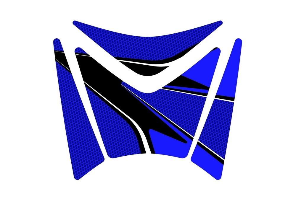 Adhesivo protector tija superior horquilla Suzuki GSX-S 750 2017-2021 azul