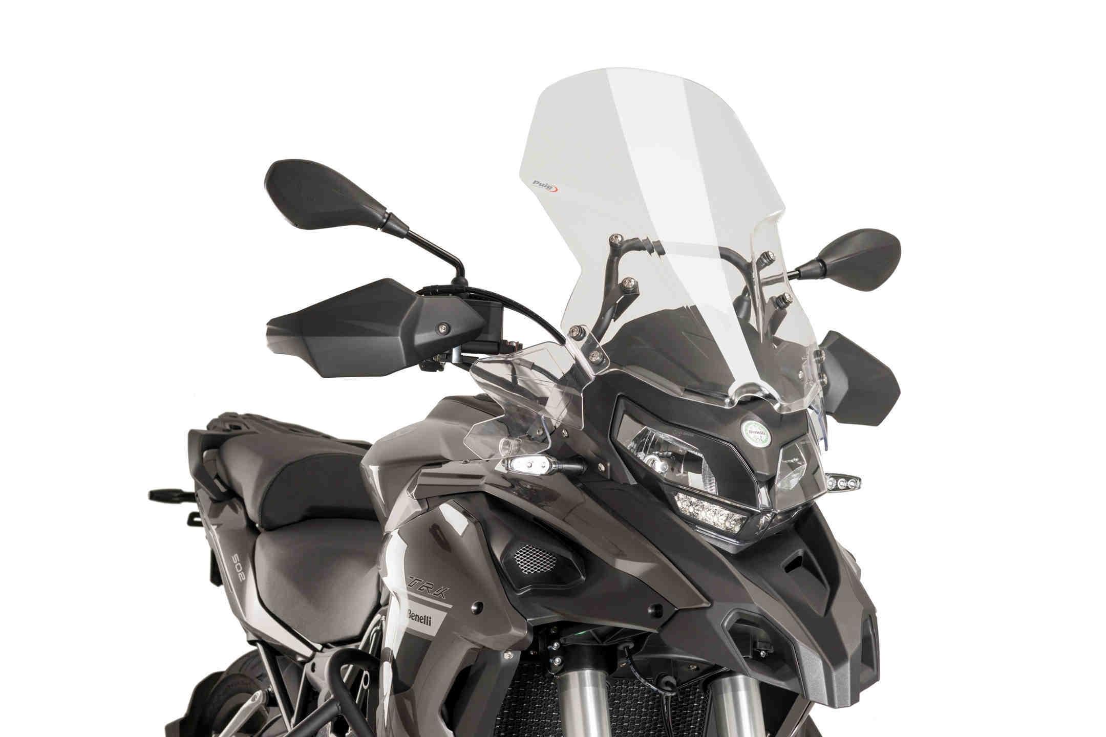 Cupula Benelli TRK 502 /X 2016-2024, QJ Motor SRT550 /X 2023-2024, SRT 700X 2023-2024 Puig Touring transparente