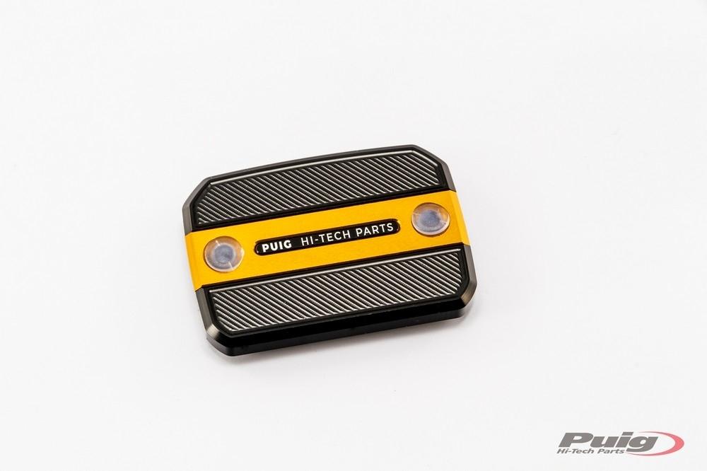 Tapa bomba freno delantero Ducati diversos modelos, Kymco AK550 color oro