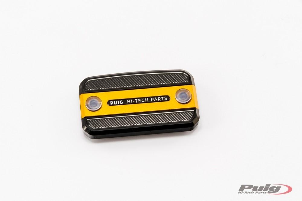Tapa bomba embrague - freno trasero Kymco AK550 2017-2023, Ducati Scrambler 1100 2018-2020 color oro