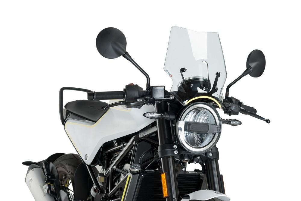 Cupula Husqvarna Svartpilen 125/401, Vitpilen 125/401 Puig New generation Sport transparente