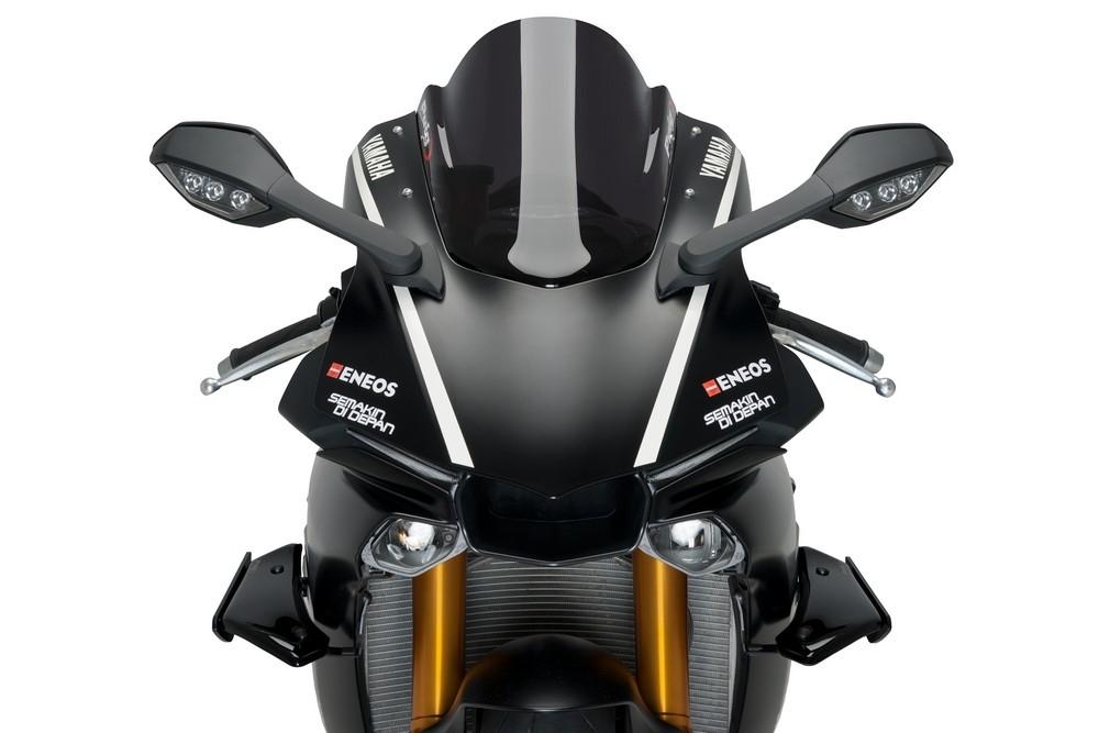Alerones downforce laterales sport Yamaha YZF-R1 2015-2019, R1M 2016-2019 negros