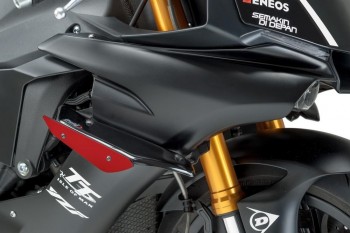 Alerones downforce laterales sport Yamaha YZF-R1 2015-2019, R1M 2016-2019 rojos