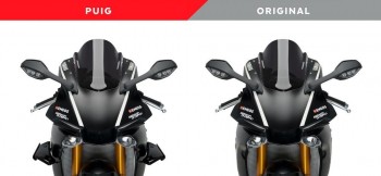 Alerones downforce laterales sport Yamaha YZF-R1 2015-2019, R1M 2016-2019 rojos