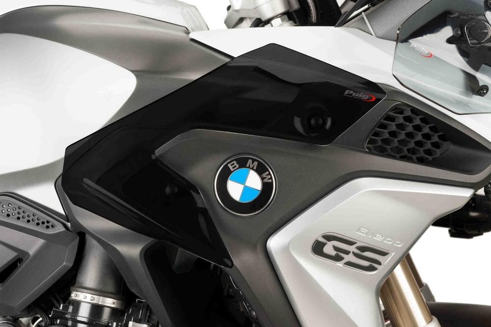 Deflectores inferiores BMW R1200GS 2013-2018, R1250GS 2018-2024 ahumados oscuro